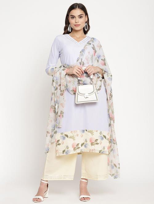 solid crepe suit set - 18451166 - Very Small Image - 1