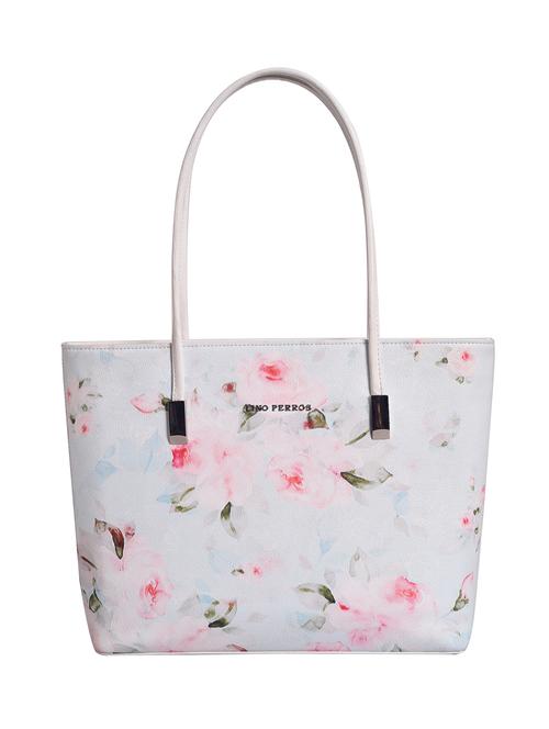 light blue floral regular handbag - 18452038 - Very Small Image - 1