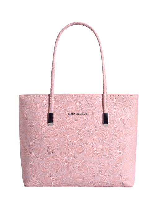 pink textured regular handbag - 18452039 - Very Small Image - 1