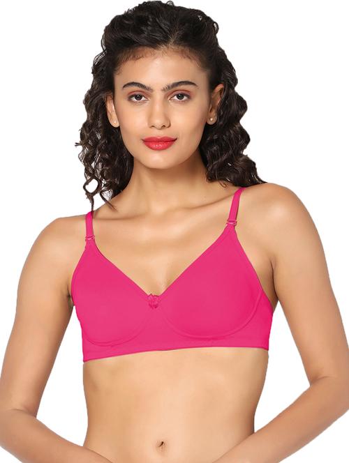 fuchsia lightly padded t-shirt bra - 18453457 - Very Small Image - 1