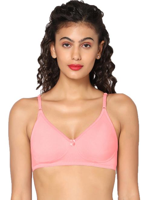 pink non padded regular bra - 18453479 - Very Small Image - 1