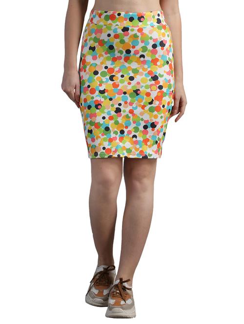 multi colored polka dots pencil skirt - 18453525 - Very Small Image - 1