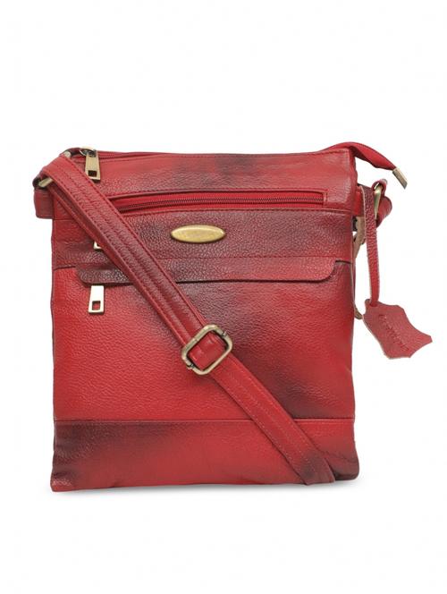 maroon textured regular sling bag - 18453808 - Very Small Image - 1