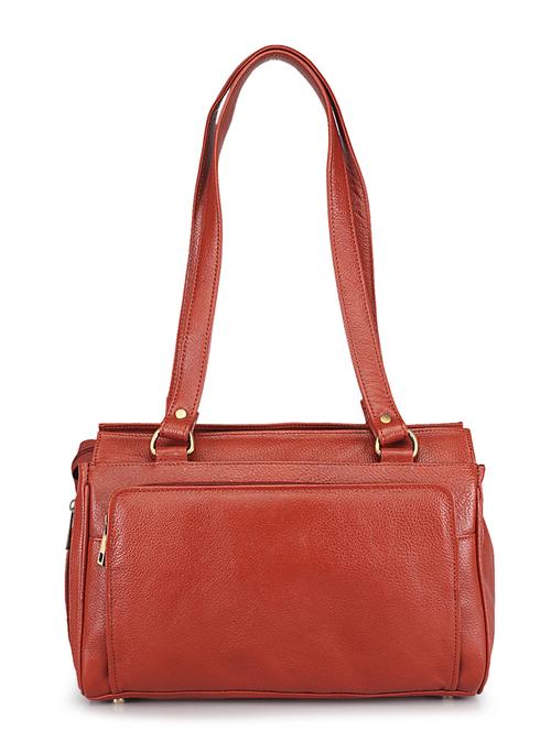 red textured regular handbag - 18453840 - Very Small Image - 1