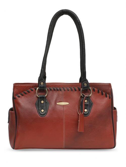maroon textured regular handbag - 18453841 - Very Small Image - 1
