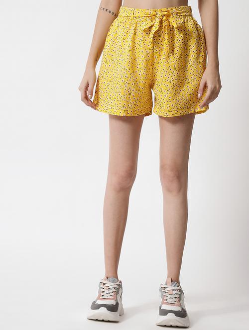 mid rise floral shorts - 18454374 - Very Small Image - 1