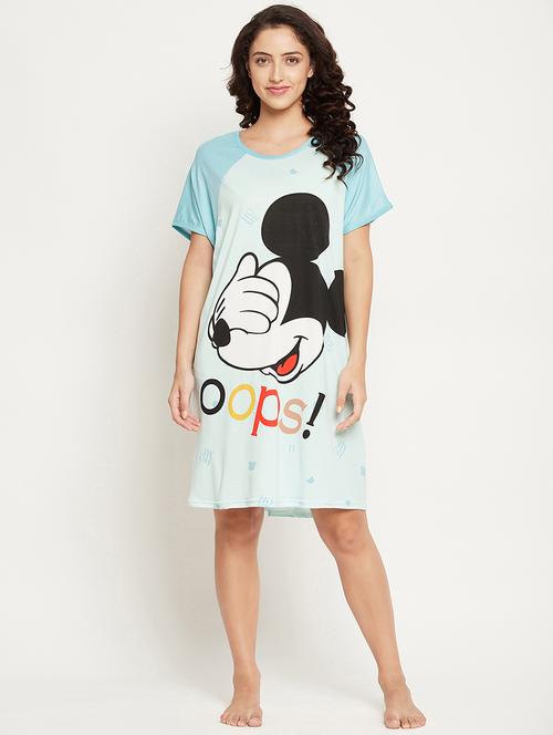 round neck graphic sleepshirt - 18454430 - Very Small Image - 1