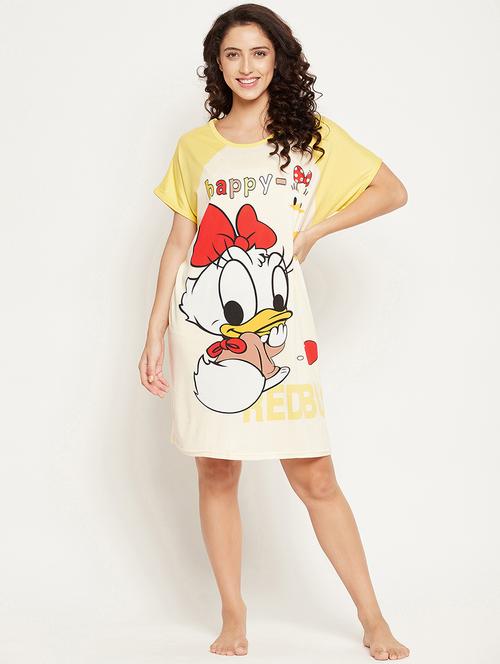 round neck graphic sleepshirt - 18454435 - Very Small Image - 1