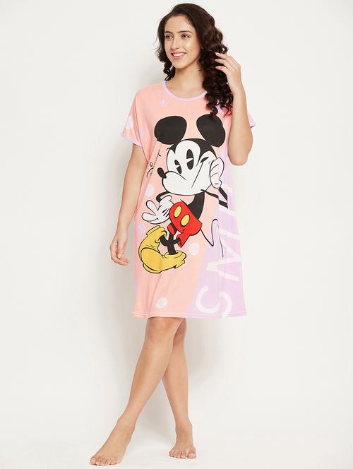 round neck printed sleepshirt - 18454452 - Very Small Image - 1
