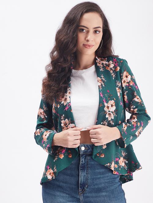 long sleeved floral regular shrug - 18454553 - Very Small Image - 1
