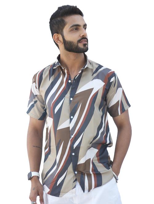 multi colored abstract casual shirt - 18454595 - Very Small Image - 1