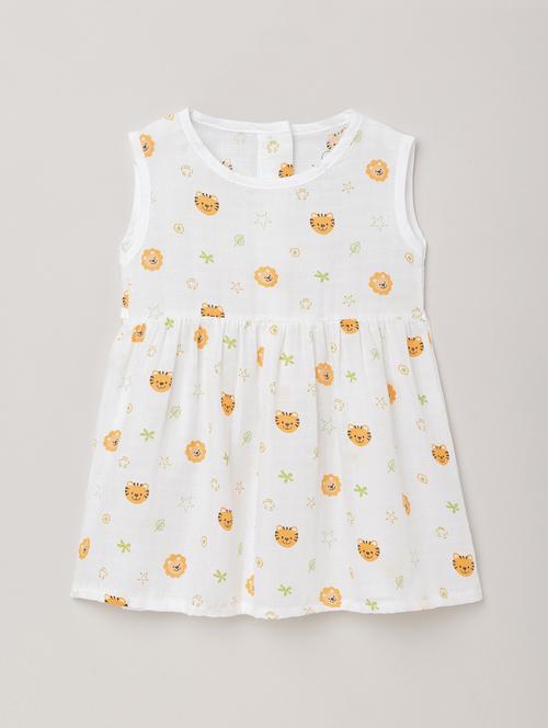 girls printed frock - 18454803 - Very Small Image - 1