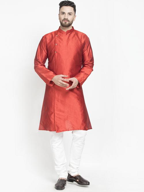 solid kurta with churidaar pyjama - 18456139 - Very Small Image - 1