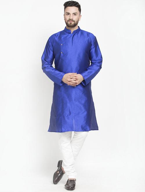 solid kurta with churidaar pyjama - 18456140 - Very Small Image - 1