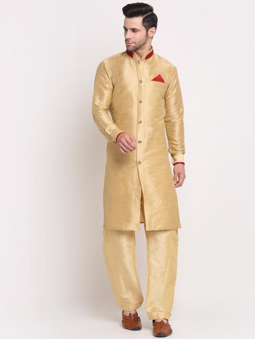 solid kurta pyjama set - 18456254 - Very Small Image - 1