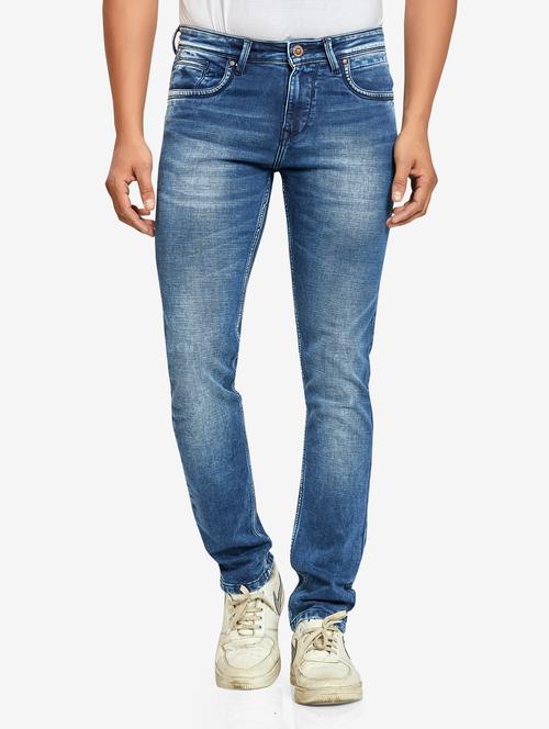 light blue light washed denim jeans - 18456455 - Very Small Image - 1