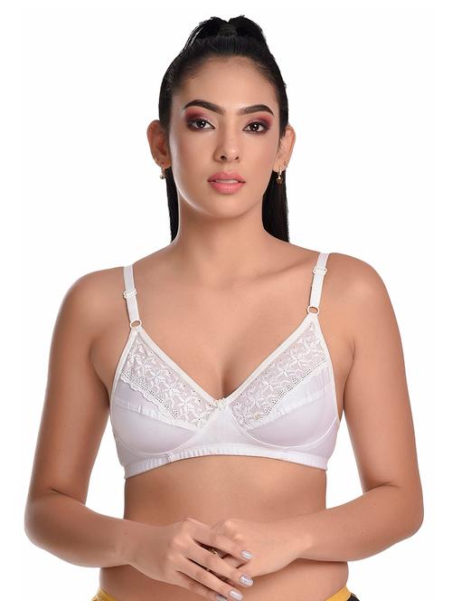 white non padded regular bra - 18456974 - Very Small Image - 1