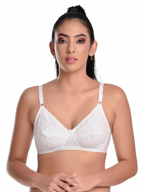 white non padded regular bra - 18456975 - Very Small Image - 1