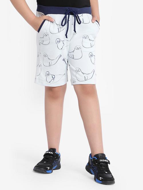 light blue printed shorts - 18457307 - Very Small Image - 1