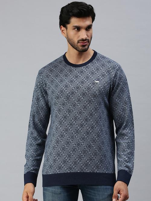 light-blue printed pullover - 18457435 - Very Small Image - 1