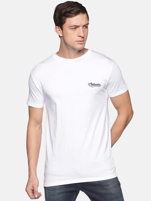 white solid casual t-shirt - 18457994 - Very Small Image - 1