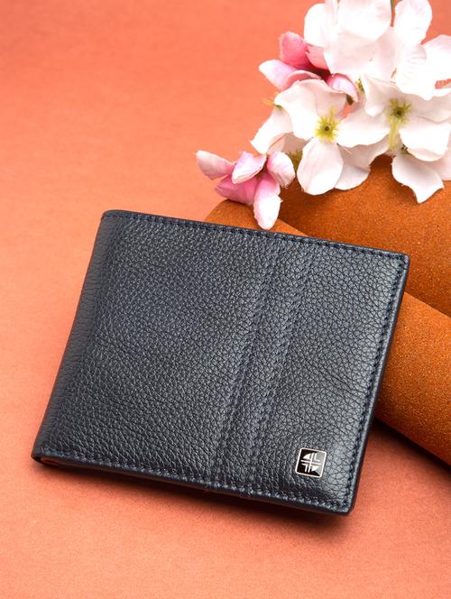 navy leather wallet - 18458660 - Very Small Image - 1