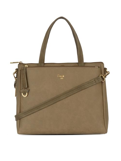 olive solid regular handbag - 18459968 - Very Small Image - 1