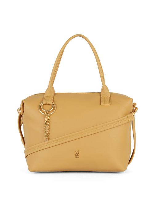 yellow solid regular handbag - 18459988 - Very Small Image - 1