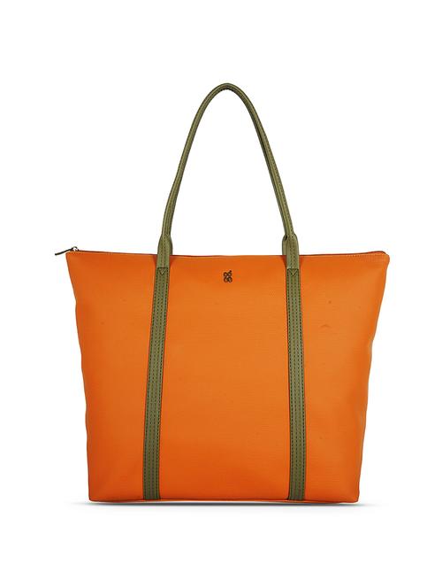 orange solid regular handbag - 18460004 - Very Small Image - 1