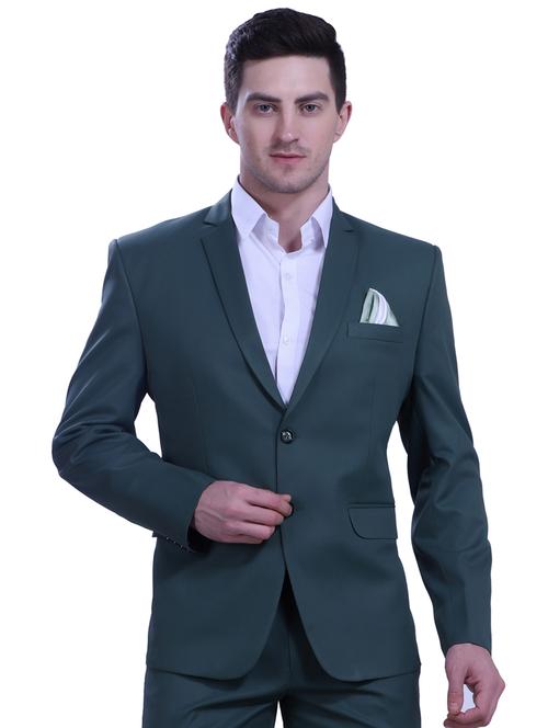 teal solid formal blazer - 18460055 - Very Small Image - 1