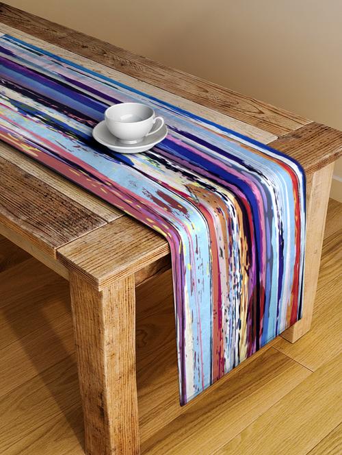 alina decor digital printed table runner for center and dining tabale - 13x54 inch - 18460070 - Very Small Image - 1