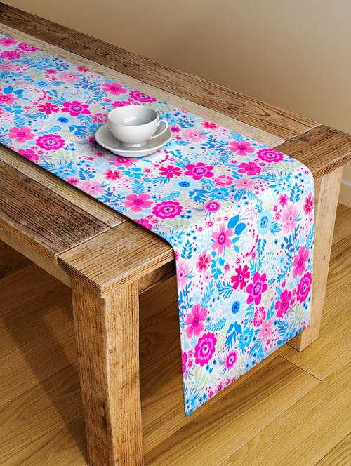 alina decor digital printed table runner for center and dining tabale - 13x54 inch - 18460086 - Very Small Image - 1