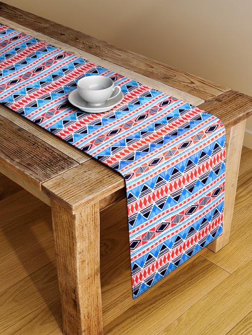 alina decor digital printed table runner for center and dining tabale - 13x54 inch - 18460096 - Very Small Image - 1