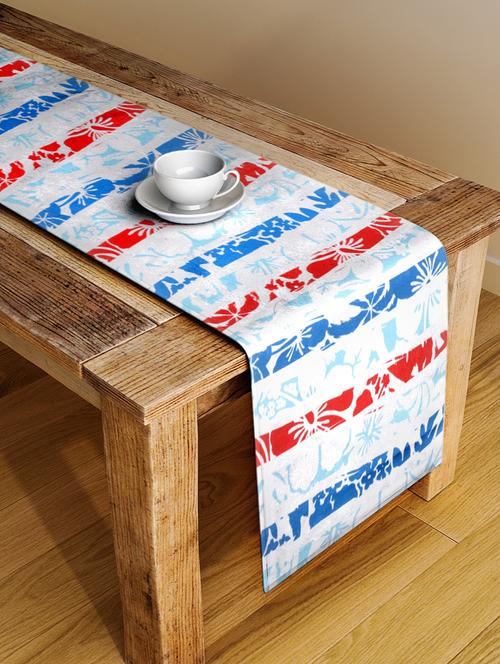 alina decor digital printed table runner for center and dining tabale - 13x54 inch - 18460099 - Very Small Image - 1