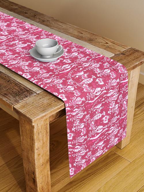 alina decor digital printed table runner for center and dining tabale - 13x56 inch - 18460162 - Very Small Image - 1