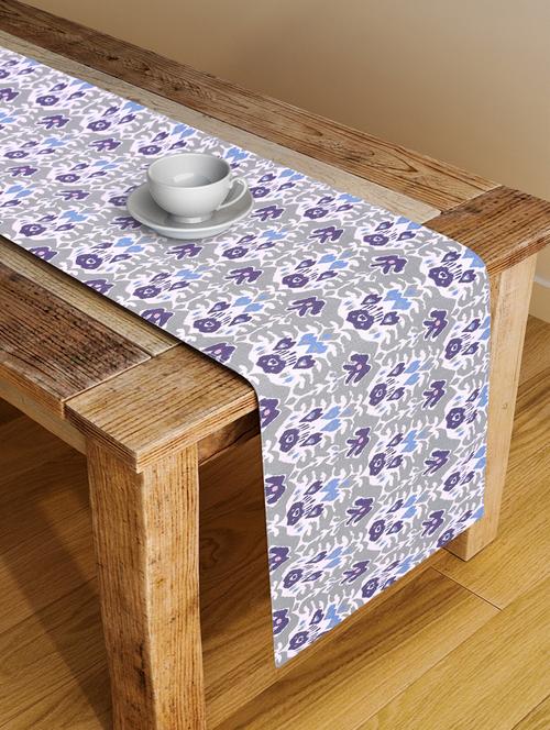 alina decor digital printed table runner for center and dining tabale - 13x56 inch - 18460175 - Very Small Image - 1