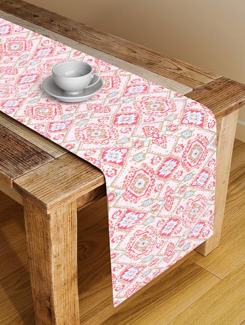 alina decor digital printed table runner for center and dining tabale - 13x56 inch - 18460179 - Very Small Image - 1