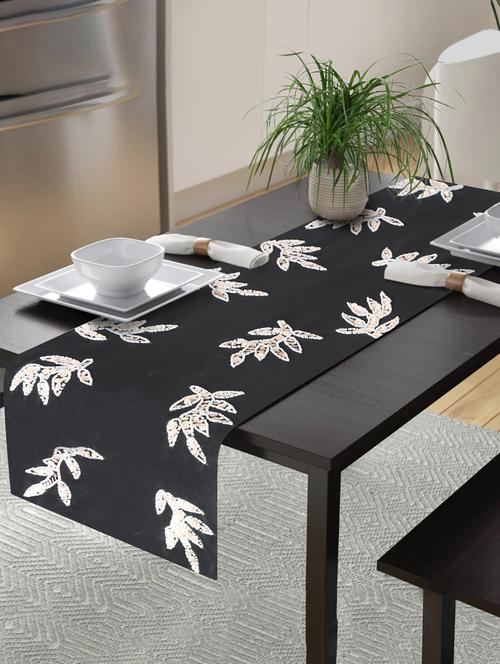 alina decor embllished table runner for center and dining tabale - 13x60 inch - 18460204 - Very Small Image - 1