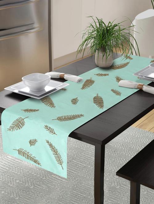 alina decor embllished table runner for center and dining tabale - 13x60 inch - 18460208 - Very Small Image - 1