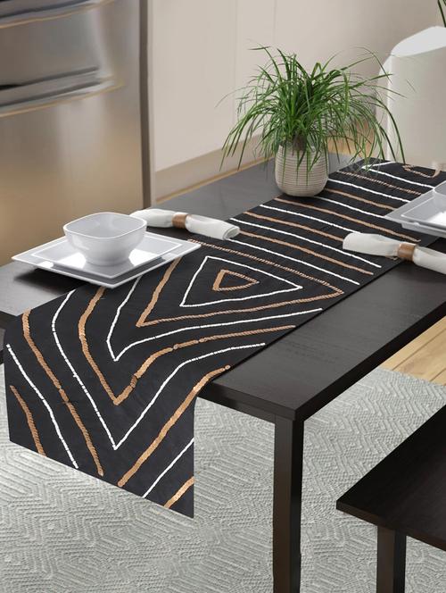 alina decor embllished table runner for center and dining tabale - 13x60 inch - 18460222 - Very Small Image - 1