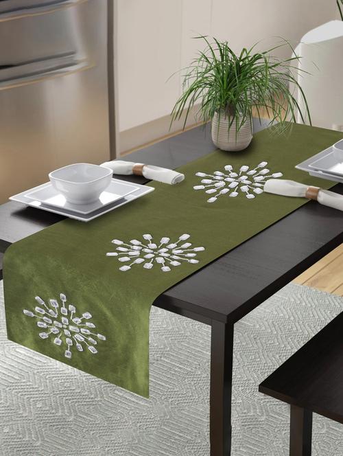 alina decor embllished table runner for center and dining tabale - 13x60 inch - 18460233 - Very Small Image - 1