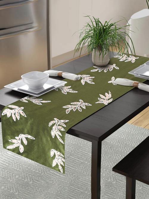 alina decor embllished table runner for center and dining tabale - 13x60 inch - 18460262 - Very Small Image - 1