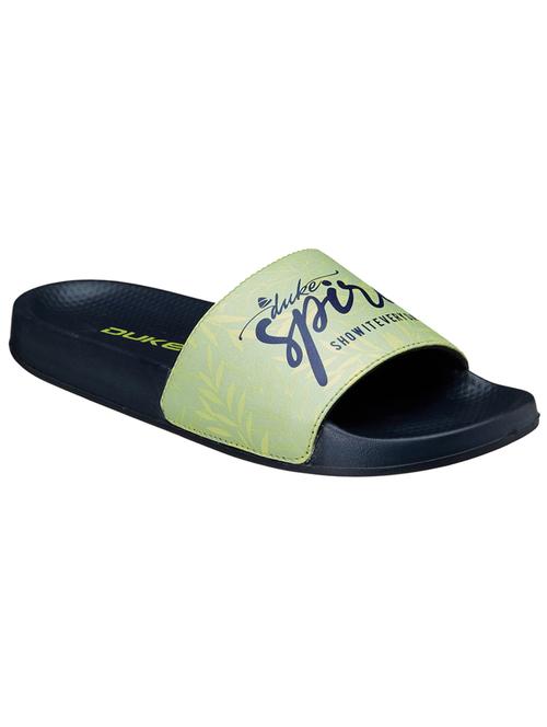 green pu slides flip flops - 18460737 - Very Small Image - 1