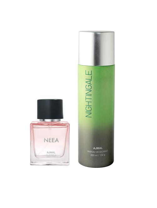ajmal neea edp 50 ml for women and ajmal nightingale deodorant 200 ml for unisex +2 perfume testers free - 18460757 - Very Small Image - 1