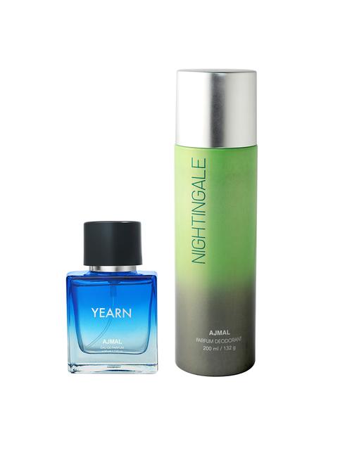 ajmal yearn edp 50 ml for men and ajmal nightingale deodorant 200 ml for unisex +2 perfume testers free - 18460759 - Very Small Image - 1
