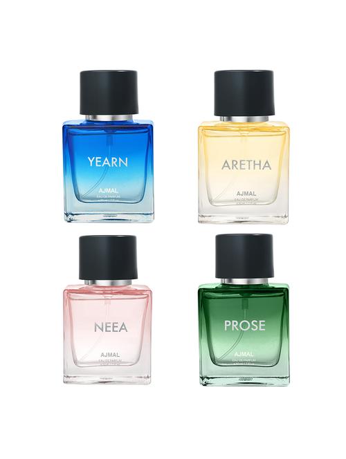 ajmal neea edp 50 ml and prose edp 50 ml and aretha edp 50 ml and yearn edp 50 ml for men +2 perfume testers free - 18461386 - Very Small Image - 1
