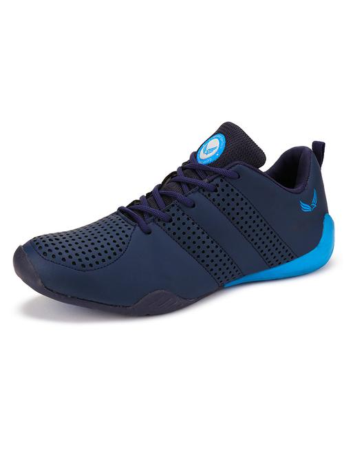 men navy blue lace up sport shoe - 18461680 - Very Small Image - 1