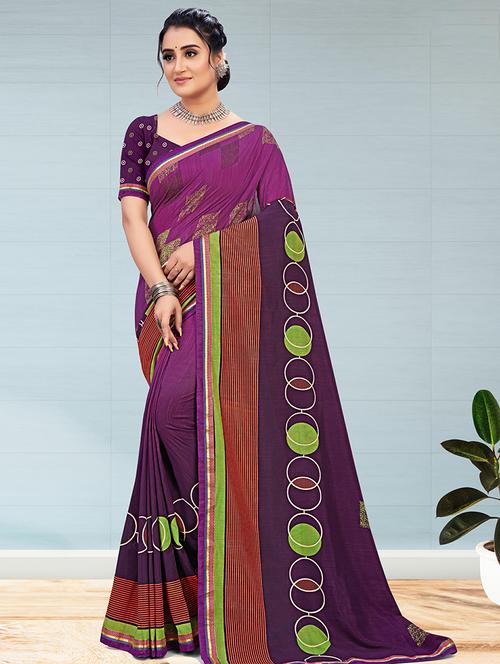 lace detailed embroidered saree - 18461874 - Very Small Image - 1