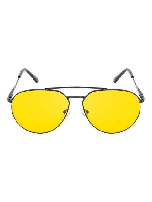 fleming aviator in yellow sunglasses - 18462479 - Very Small Image - 1