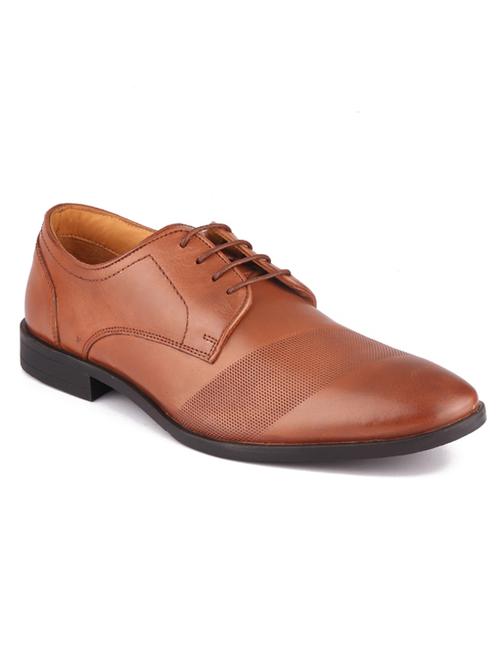 men tan lace-up derby - 18462642 - Very Small Image - 1